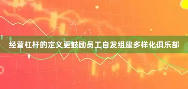 经营杠杆的定义更鼓励员工自发组建多样化俱乐部